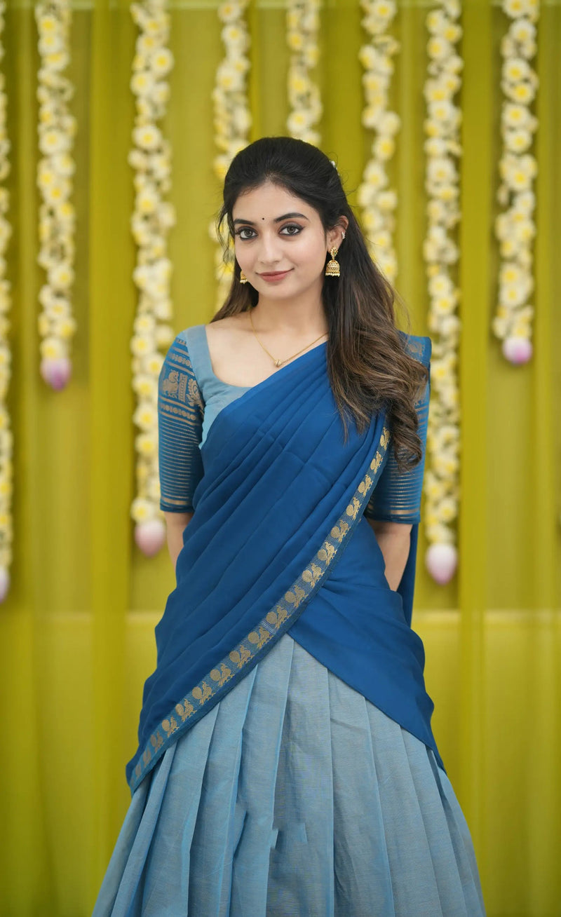 georgette dhavani saree