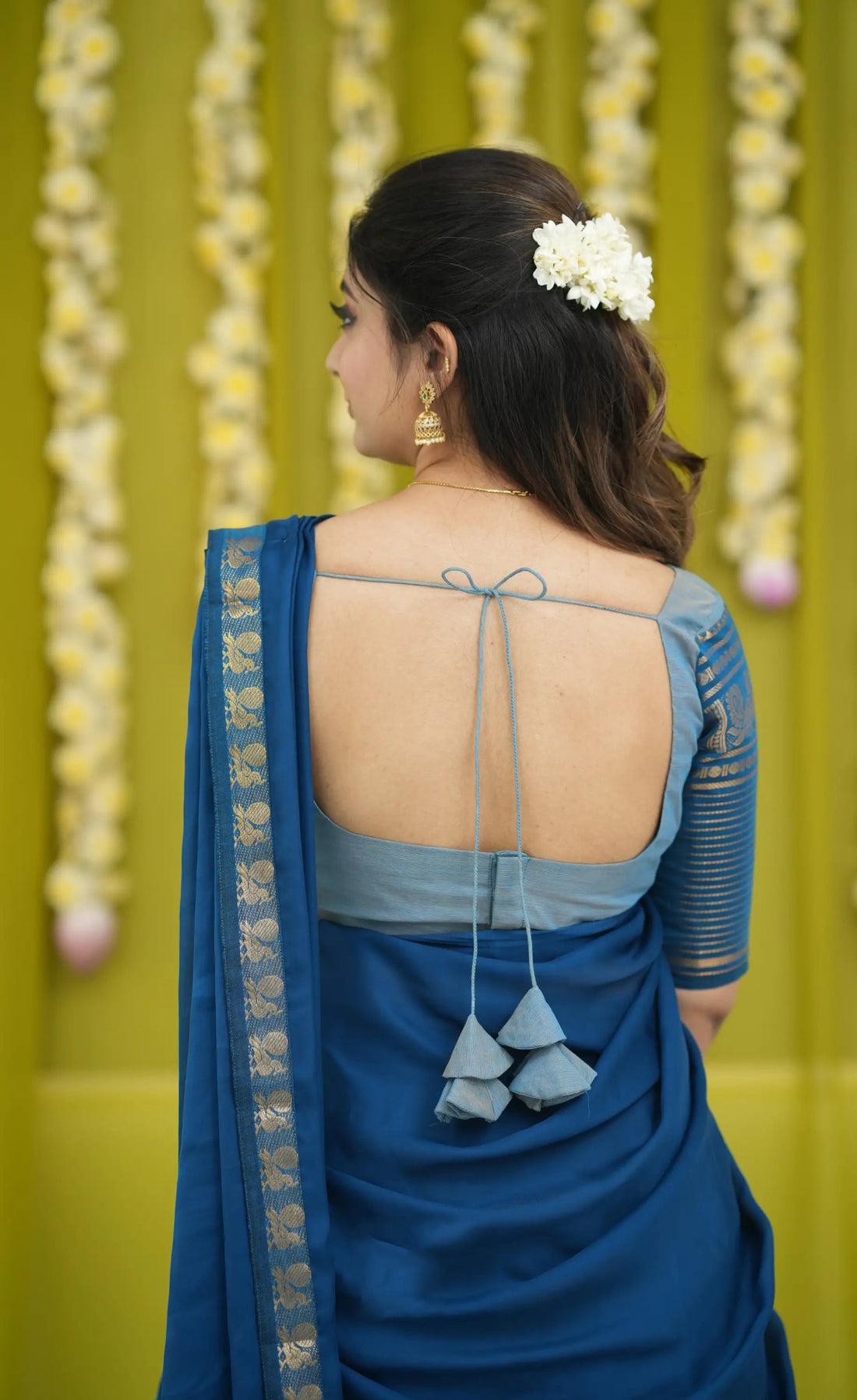 half saree for festive wear