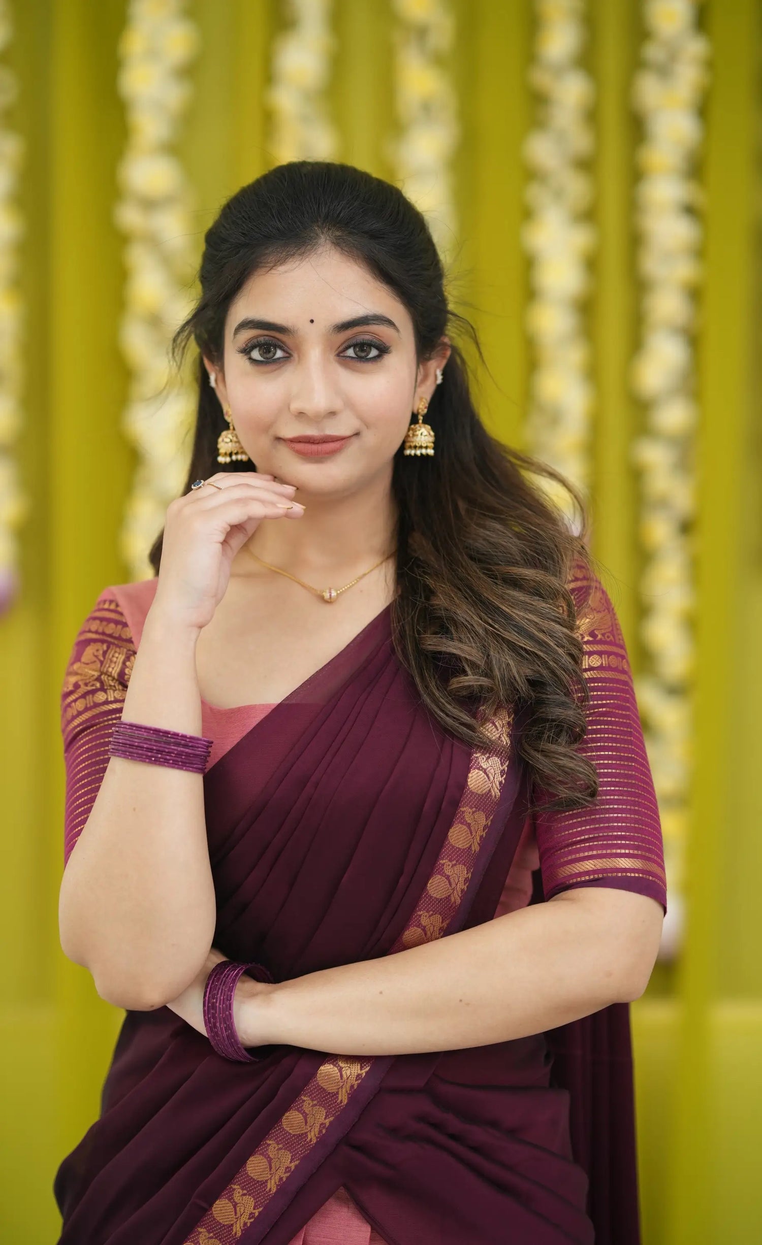 half saree with dupatta