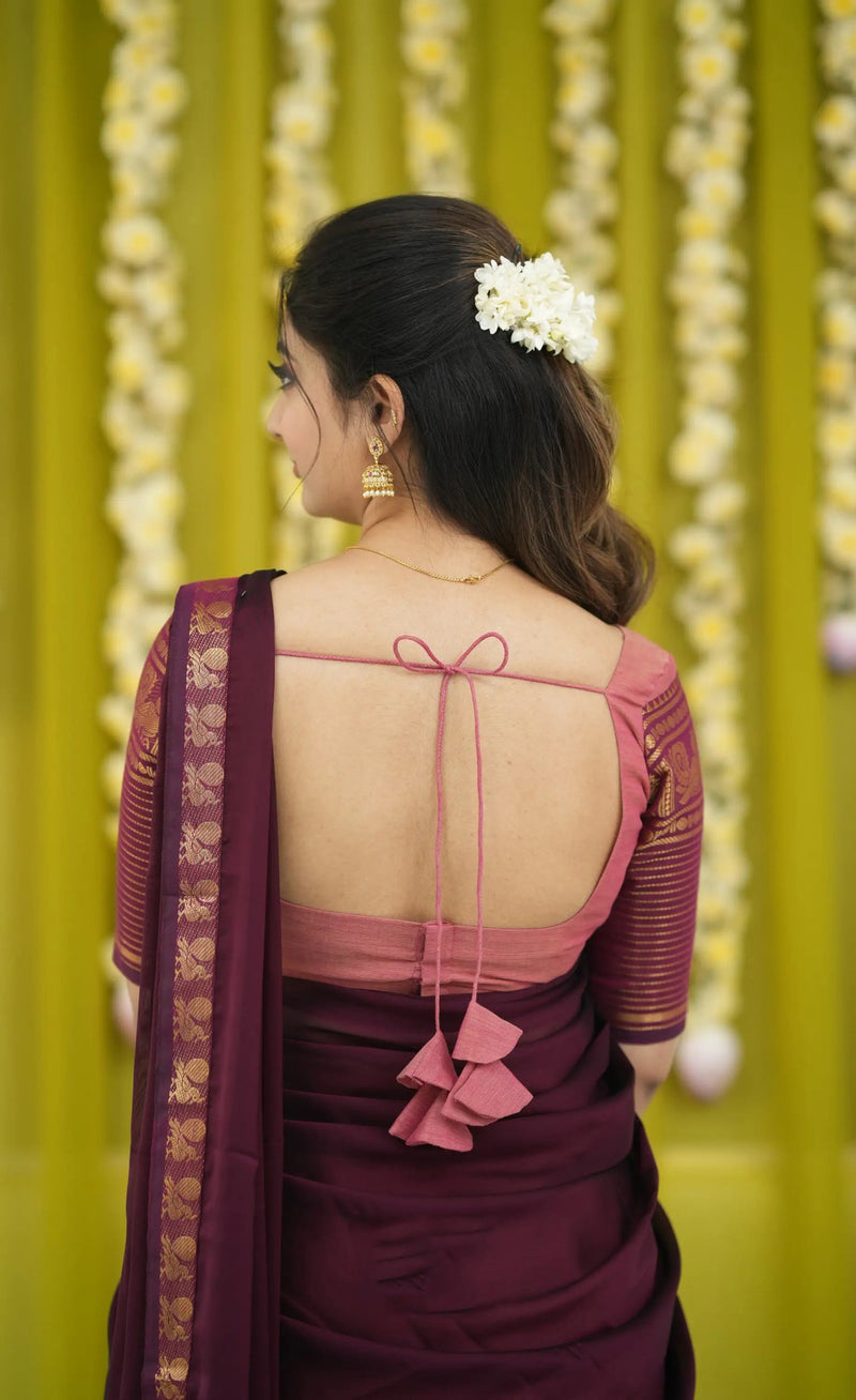 breathable cotton saree