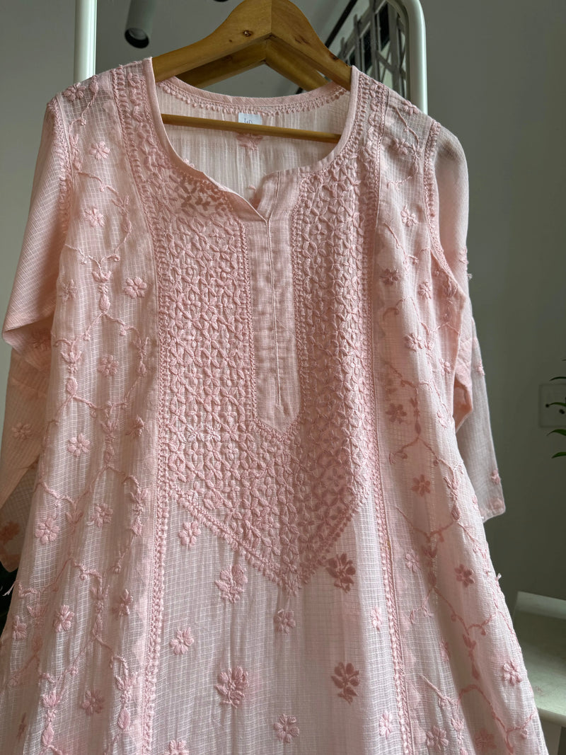 Pale pink ethnic wear for women