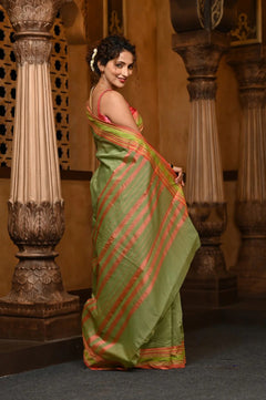 Green saree