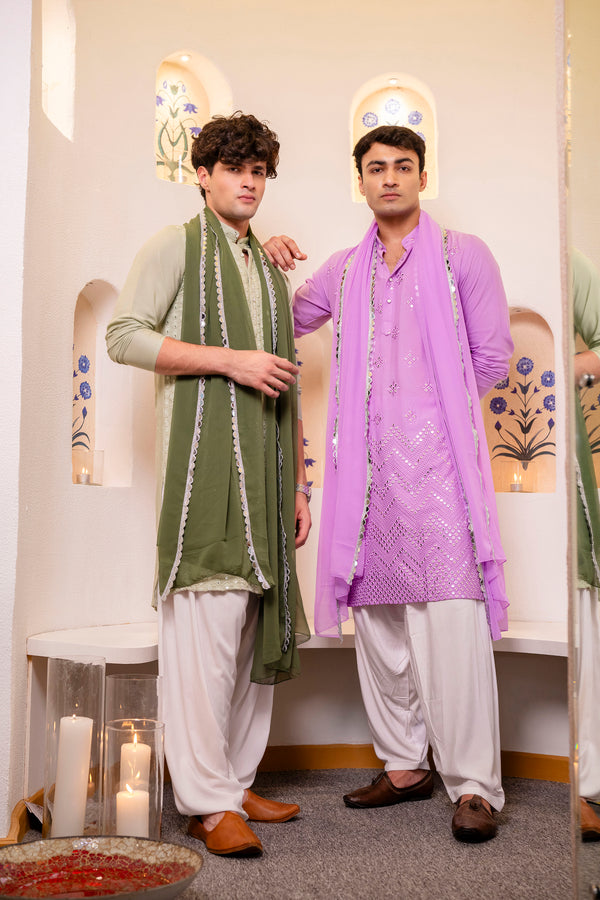 Kurta with matching dupatta