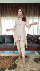 two-piece ethnic coord set