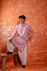 Chikan embroidery kurta