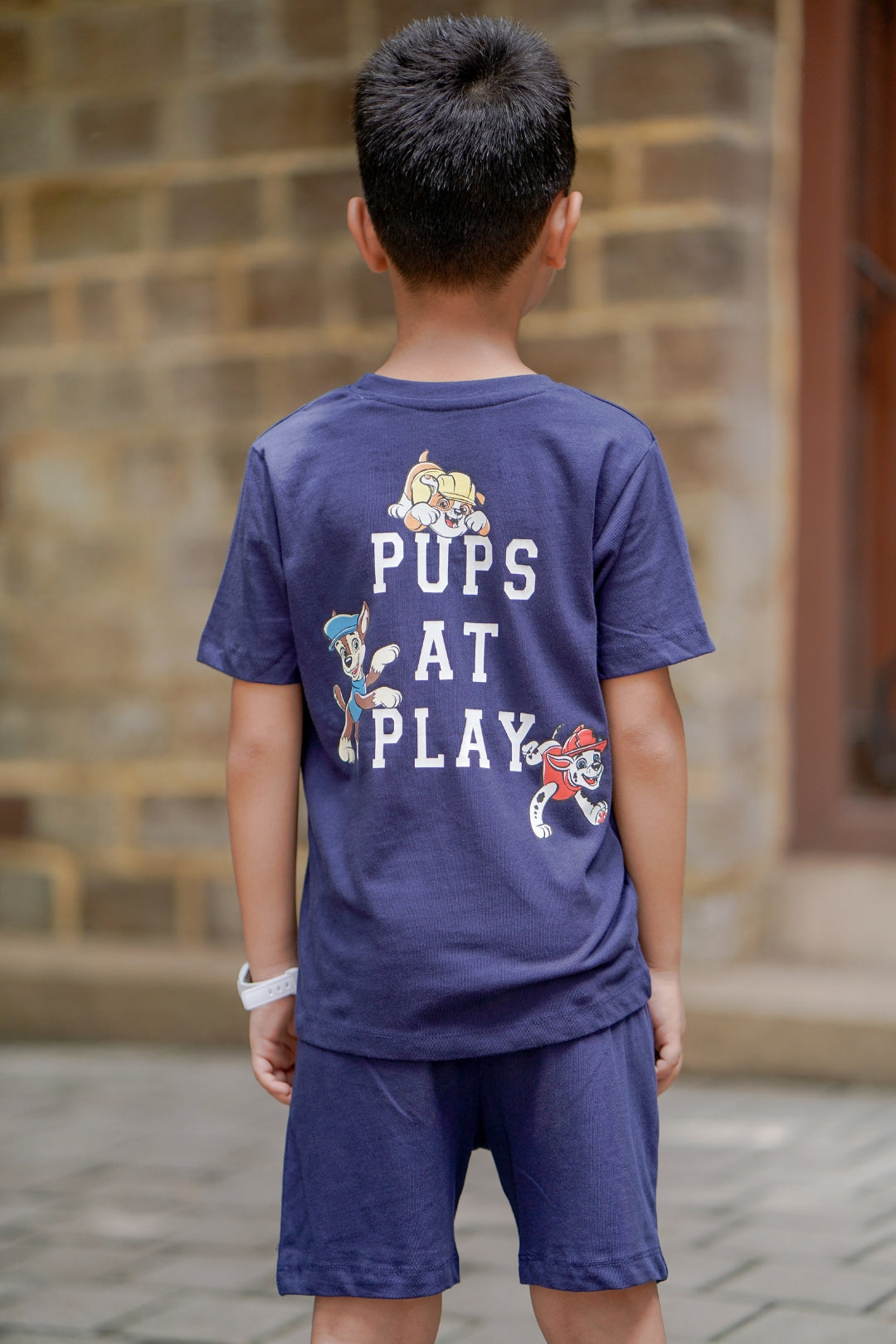 Paw patrol navy boys shorts set