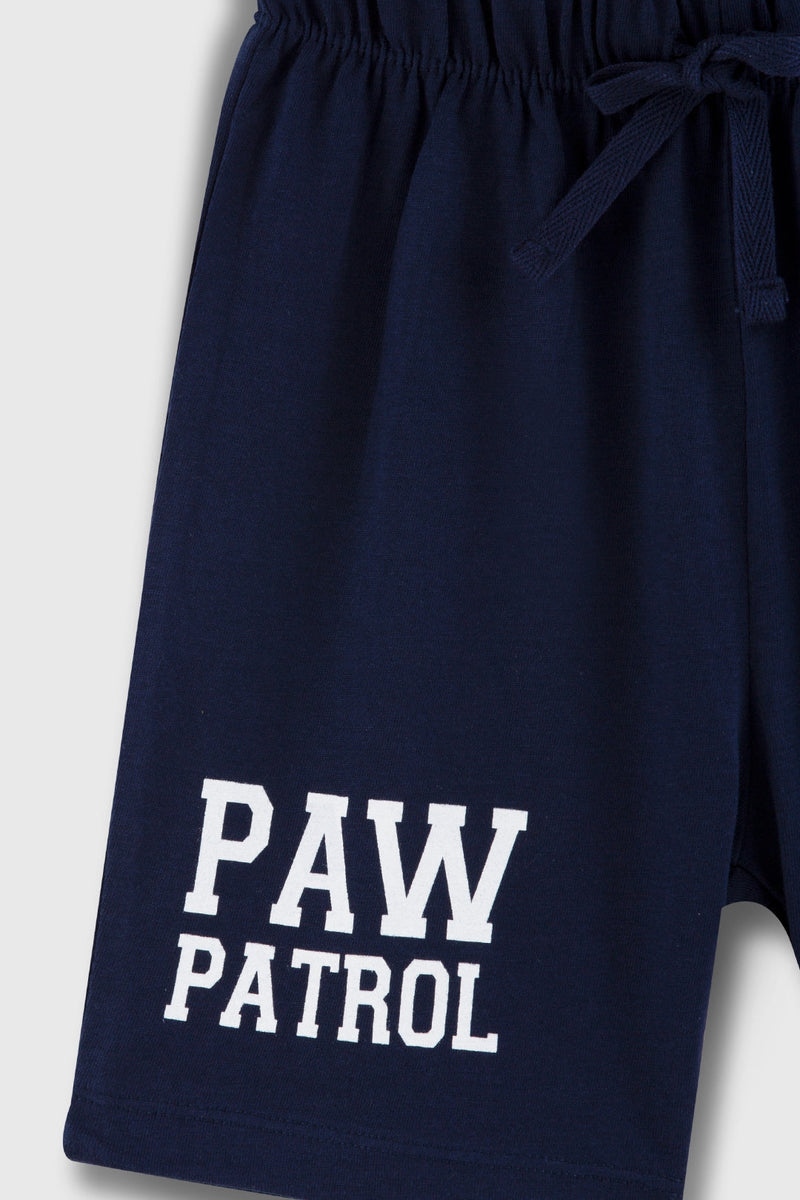 Paw patrol navy boys shorts set