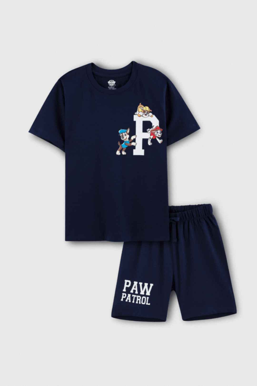 Paw patrol navy boys shorts set