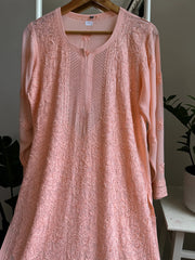 mukaish embroidery kurti