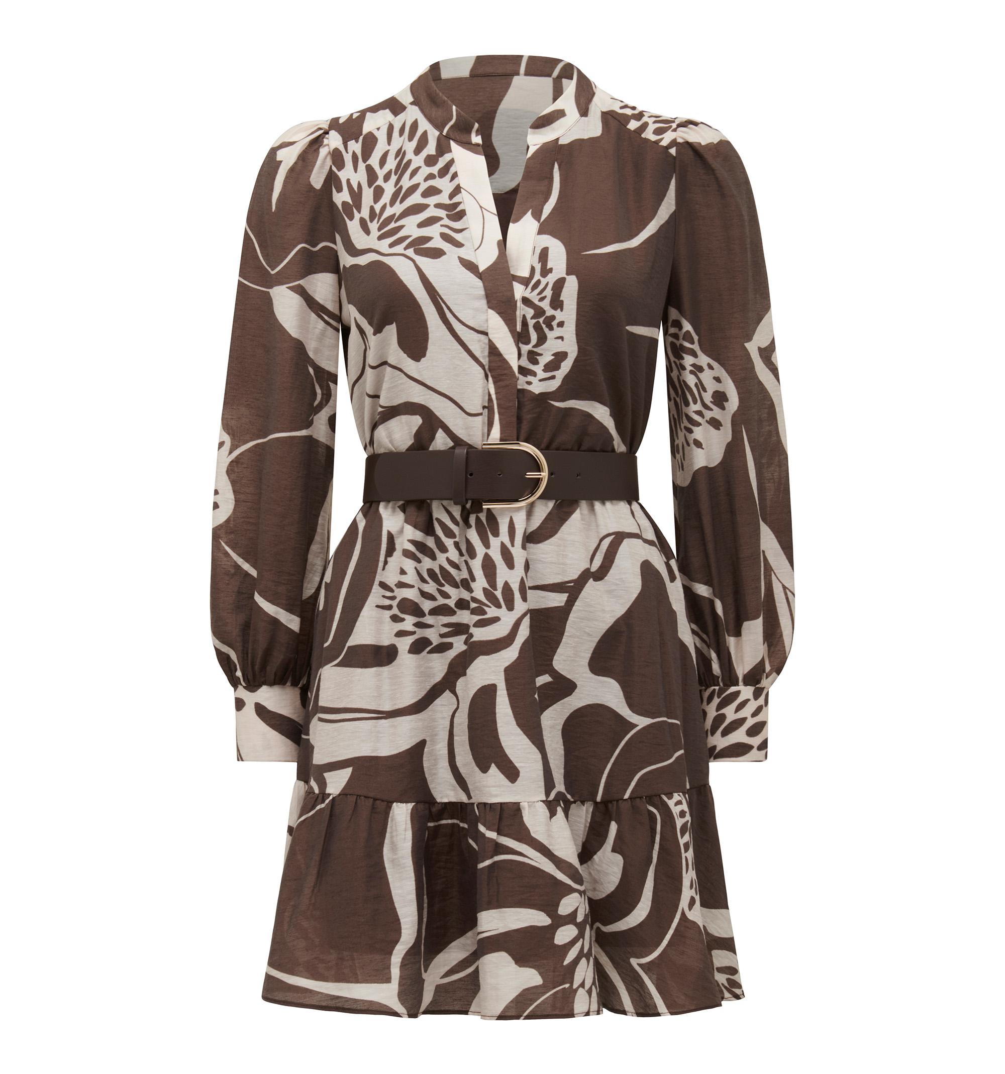 tiered mini dress