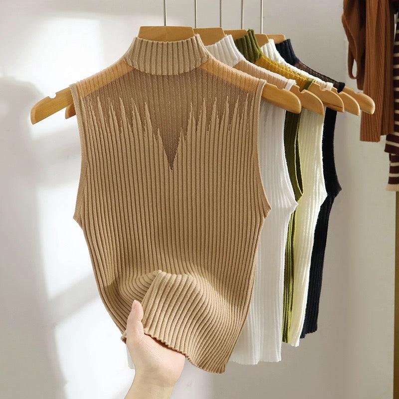 Phoebe Rib Knit Summer Tank Top