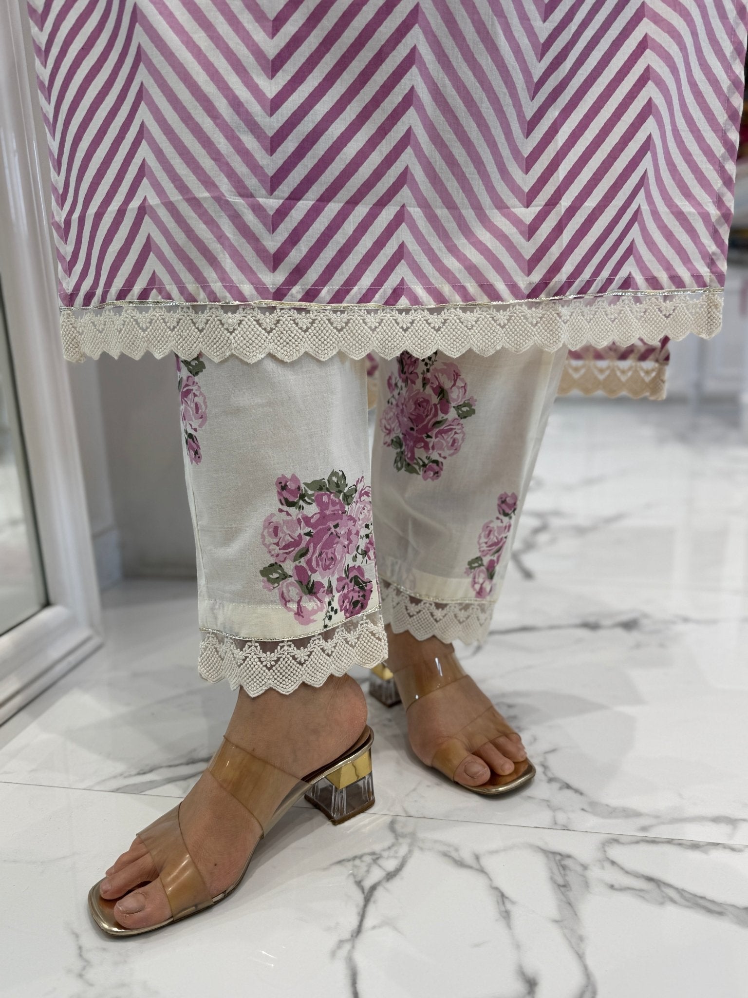 Casual cotton suit set