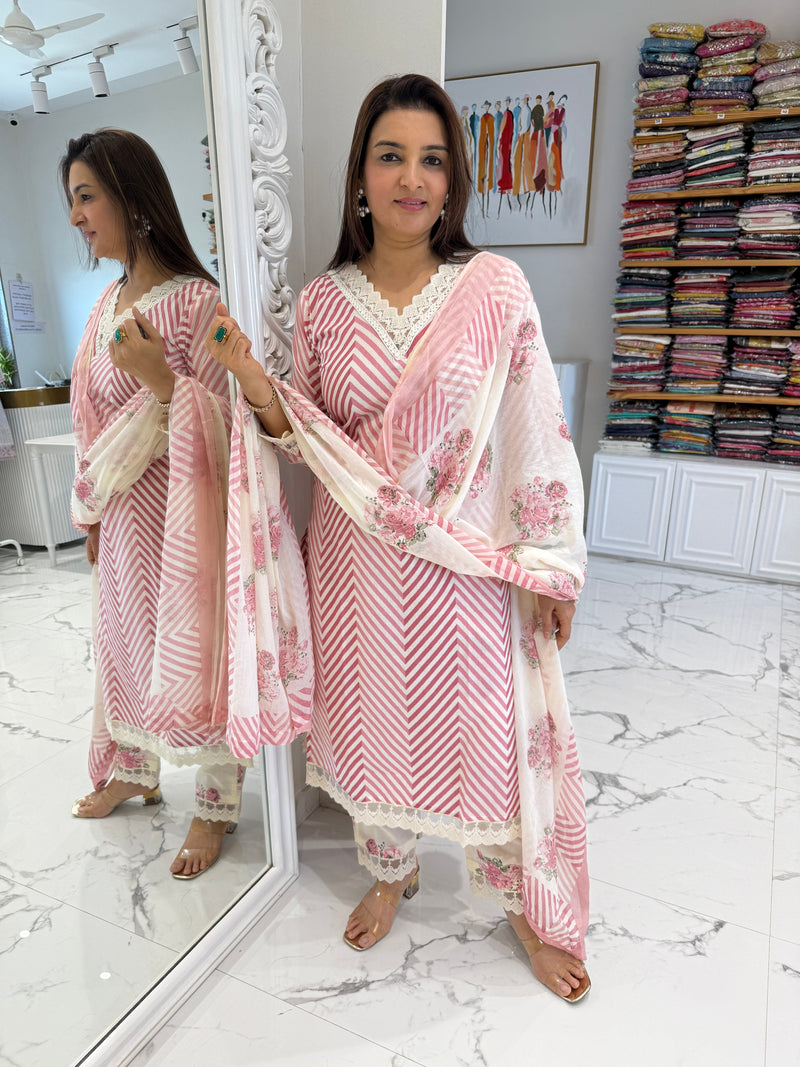 Casual cotton suit set