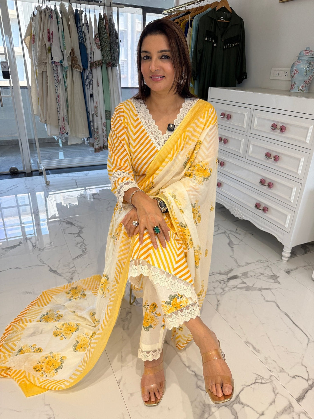 ethnic cotton suit set