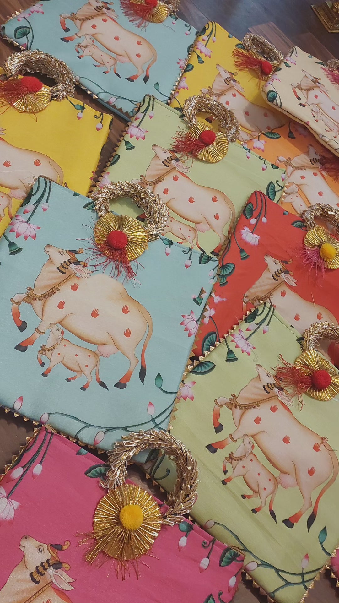 Pichwai Cow Bags