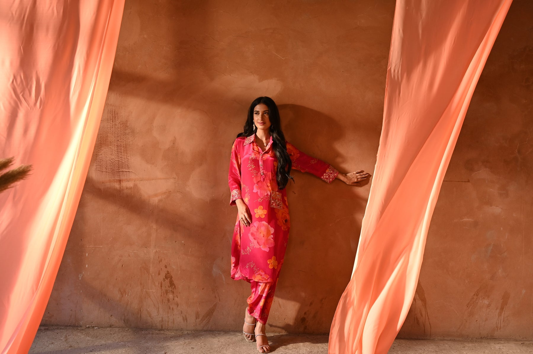 women’s crepe kurta set