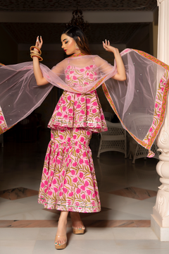 traditional Indian sharara outfit