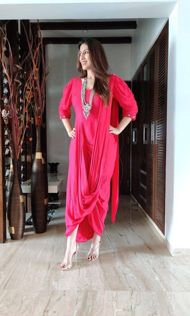 Cotton saree dress