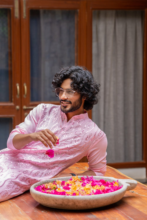 Chikan embroidery kurta