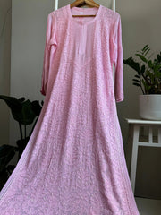 Chikankari embroidery kurti