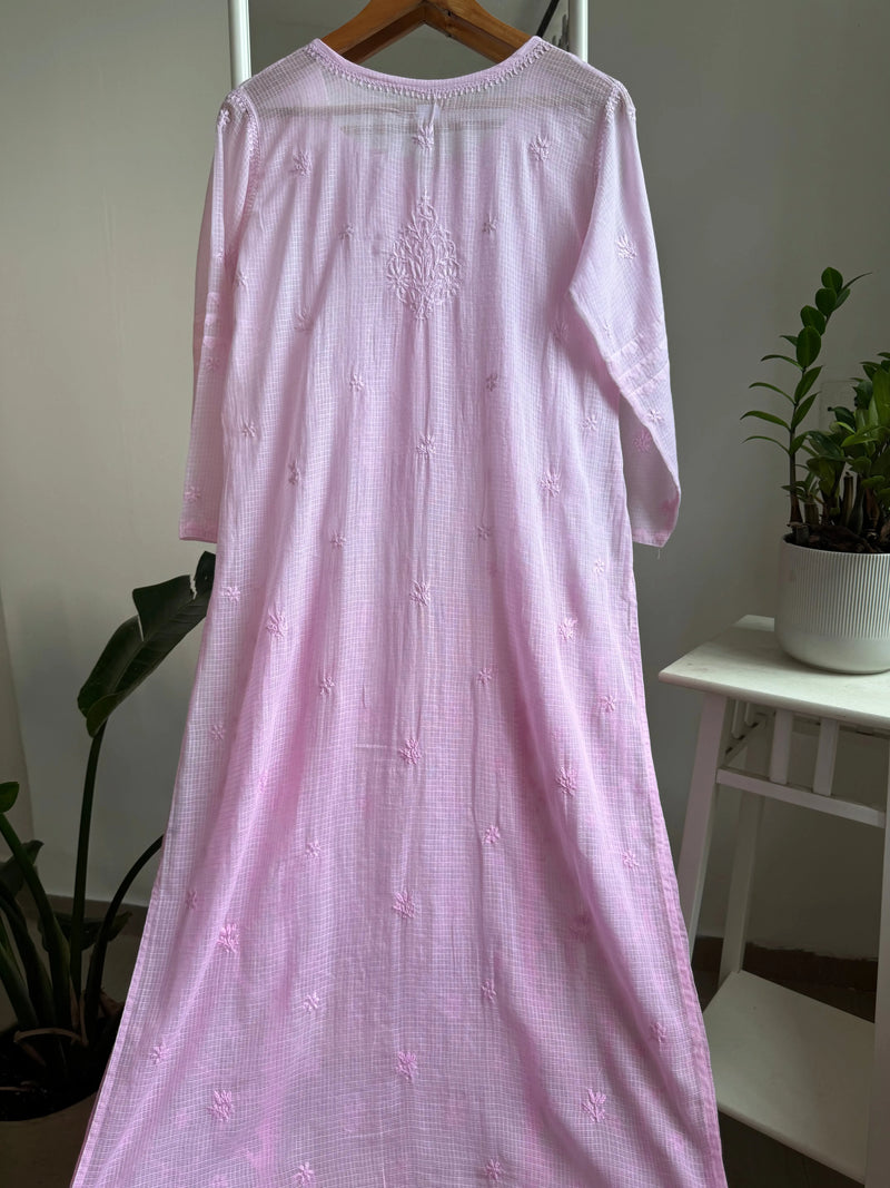 Pink ombre kurta for ladies