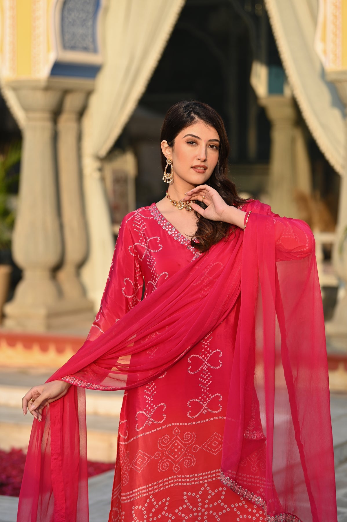 tie-dye Bandhani print