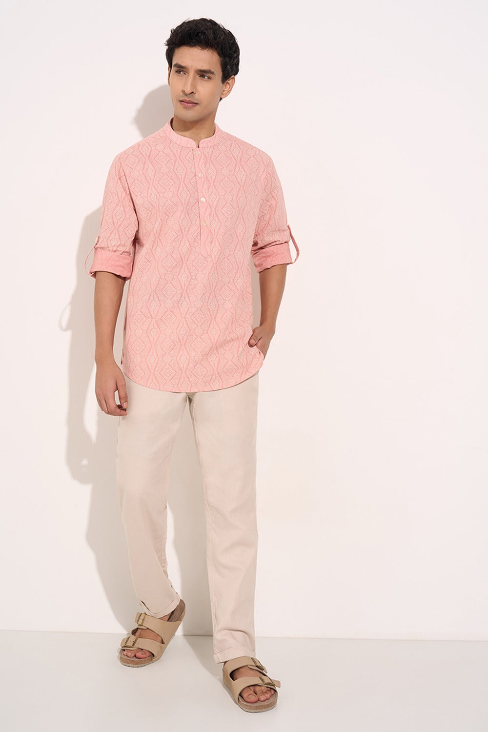 Relaxed fit kurta shirt