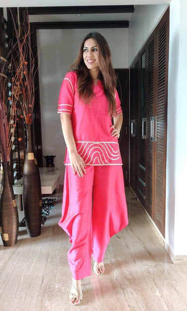 traditional Punjabi outfit with pants