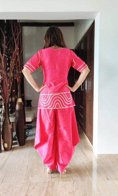 pink kurta and pants for Indian functions