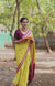 Women's Chandrapushpa & Parrot Print Khann Saree