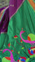 Women’s Chandrapushpa Peacock Print Khann Paithani Saree