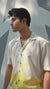 Strawberry Lemonade Off-White Fusion Oversized Shirt Men