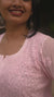 Baby Pink Chikankari Viscose Kurti
