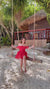 Casey Coquette Red Party Dress