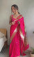 Ready to Wear Gulaabi Banarasi Silk Saree