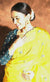 Women's Yellow Phulrani Khann Chandramukhi Saree