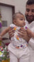 White Ganesha Jhabla Set for Newborns