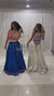 Women’s Royal Blue Twirl & Drop Skirt Set Video
