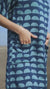 Anika Blue Cotton Midi Dress
