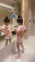 California North Beach Girls Pink Shorts Set