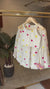 Off White Chanderi Top and Ghagara Set for Girls