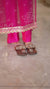 Women's Pink Bandhej Kurta Set with Pant and Blouse