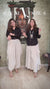 Off White Dhoti Drape Pant Set