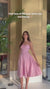 Summer Pink Boned Corset Dress Video