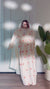Orange Hearts Cotton Flared Kurta Set