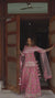 Pink Cotton Hand Block Skirt Set With Net Dupatta Video