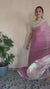Silken Lavender Tissue Saree