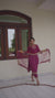 Plum Cotton Straight Kurta Set
