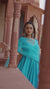 Kalamkari Blue Pure Cotton Anarkali Set With Soft Net Dupatta Video