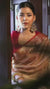 Banarasee Handwoven Mirror Work Saree - Gold & Red